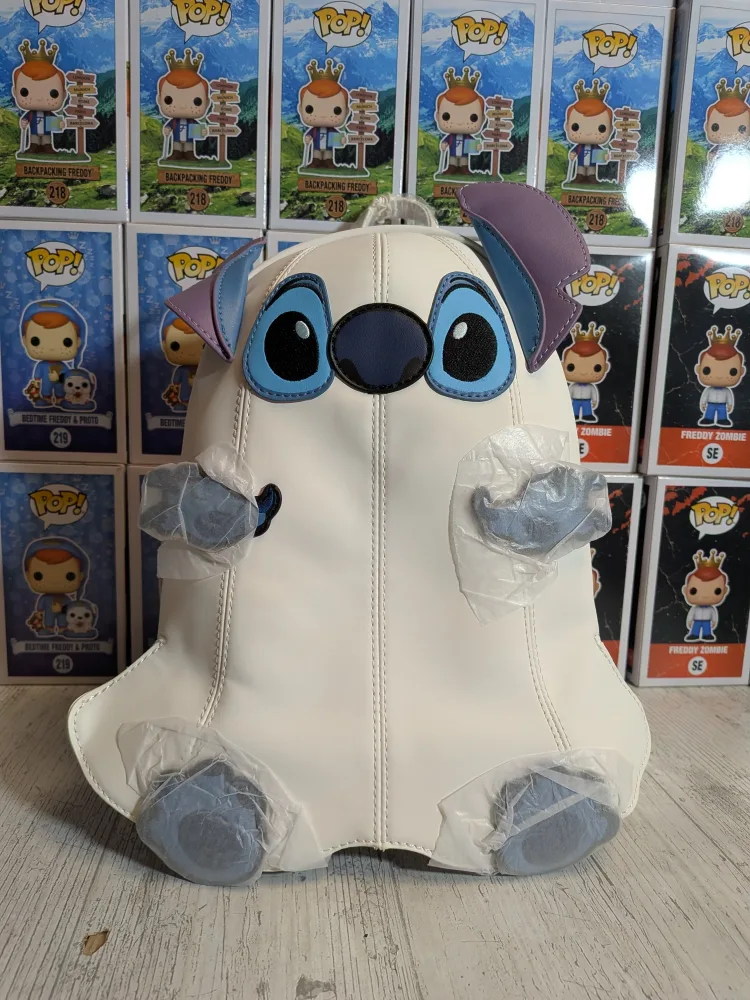 Loungefly Disney - Stitch Ghost Costume Figural Glow Mini Backpack đź‘»
