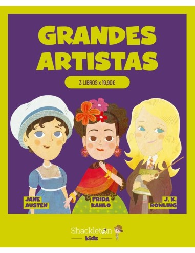 GRANDES ARTISTAS PACK 3 LIBROS