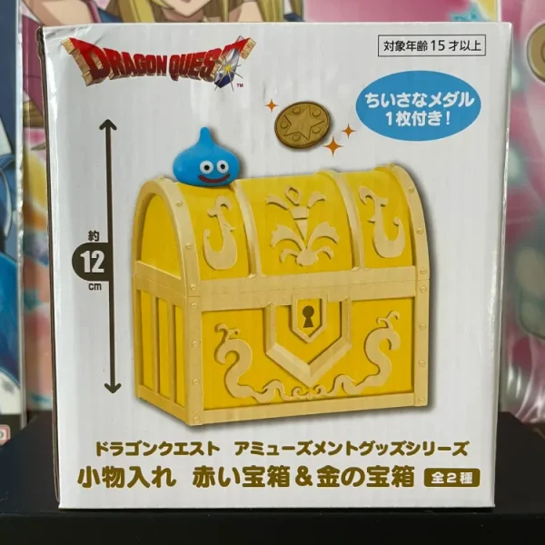 Dragon Quest - Boîte de rangement Slime Coffre Trésor Doré Rouge 12 cm Square Enix