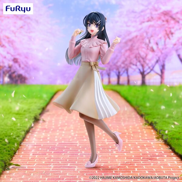Rascal Does Not Dream of Bunny Girl Senpai – Figurine Mai Sakurajima Trio-Try-iT Figure Spring Coord Ver. 21 cm FuRyu