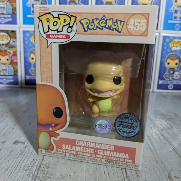 Funko pop Games Pokemon #455 - Charmander / Salamèche / Glumanda (Soft Color)