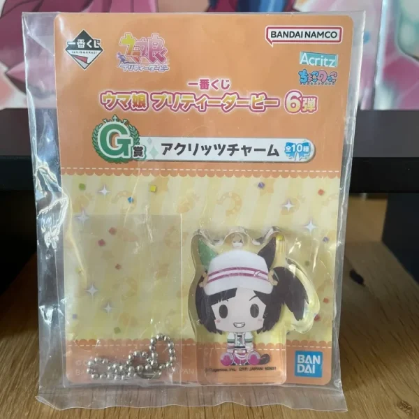 Uma Musume – Porte-clés acrylique Manhattan Cafe Chokonokko Ichiban Kuji Pretty Derby 6 Dan 4,5 cm