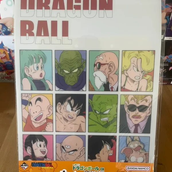 Dragon Ball - A3 plastic poster Announcer, Goku & co - Ichiban Kuji Dragon Ball EX Gekitou!! Tenkaichi Budoukai (Batch I)