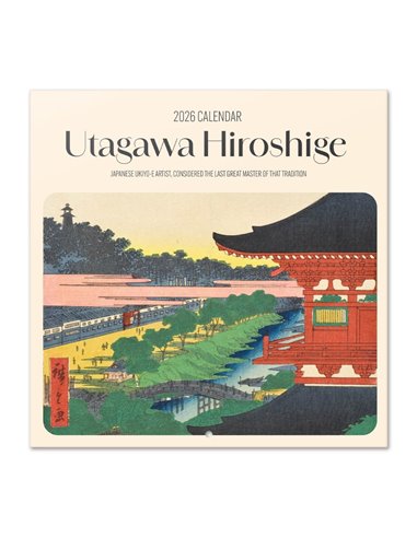 CALENDARIO 2026 30X30 HIROSHIGE