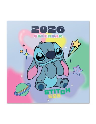 CALENDARIO 2026 30X30 DISNEY STITCH