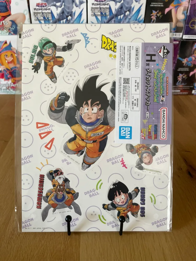 Dragon Ball - Stickers Goku & Co 29,7x21 cm - Ichiban Kuji Dragonball Snap Collection (Lot H)
