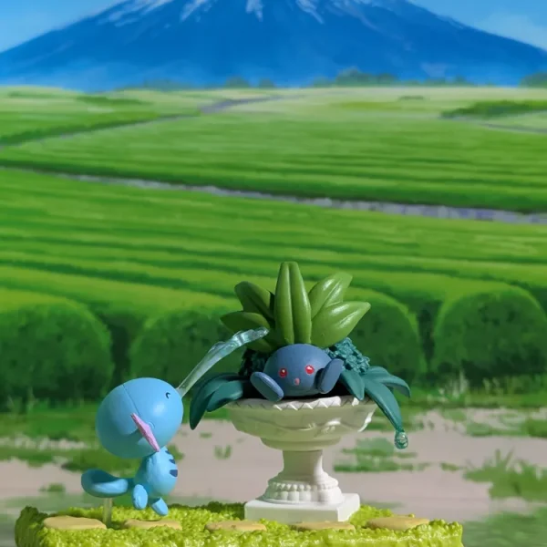 Re-Ment Pokémon - Axoloto / Wooper & Mystherbe / Oddish - Pokémon Garden