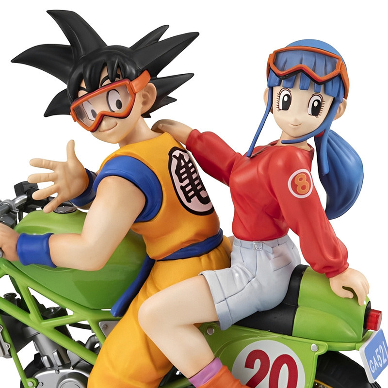 DRAGON BALL figurine Son Goku & Chi-Chi Desktop Real McCoy Reissue Megahouse