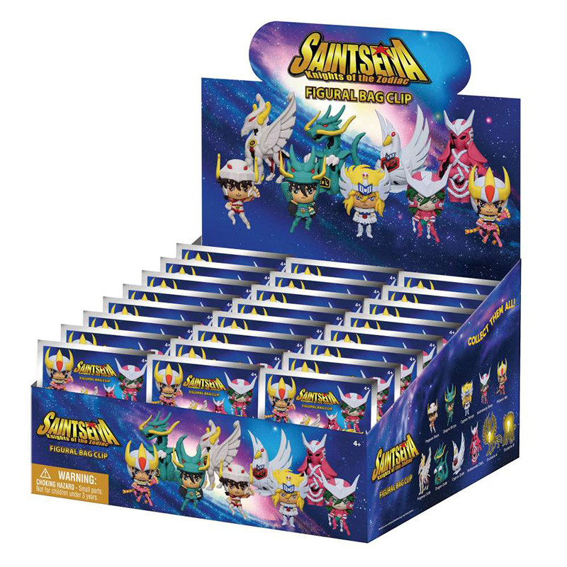 SAINT SEIYA Pack Mini-figurines S1 Bag Clip Monogram