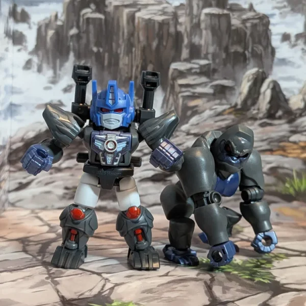 Blokees - Transformers Defender Version 06 - Optimus Primal & Optimus Primal-Gorilla (Lot Robot + Mode Gorille) (~4-6cm)