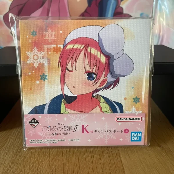 The Quintessential Quintuplets – Canvas Board Ichika Nakano Ichiban Kuji Shukufuku no Kadode 11 cm