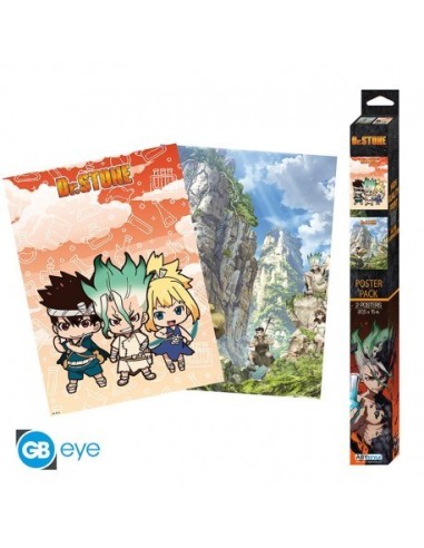 DR STONE - Set 2 Chibi Posters - Artworks (52x38)