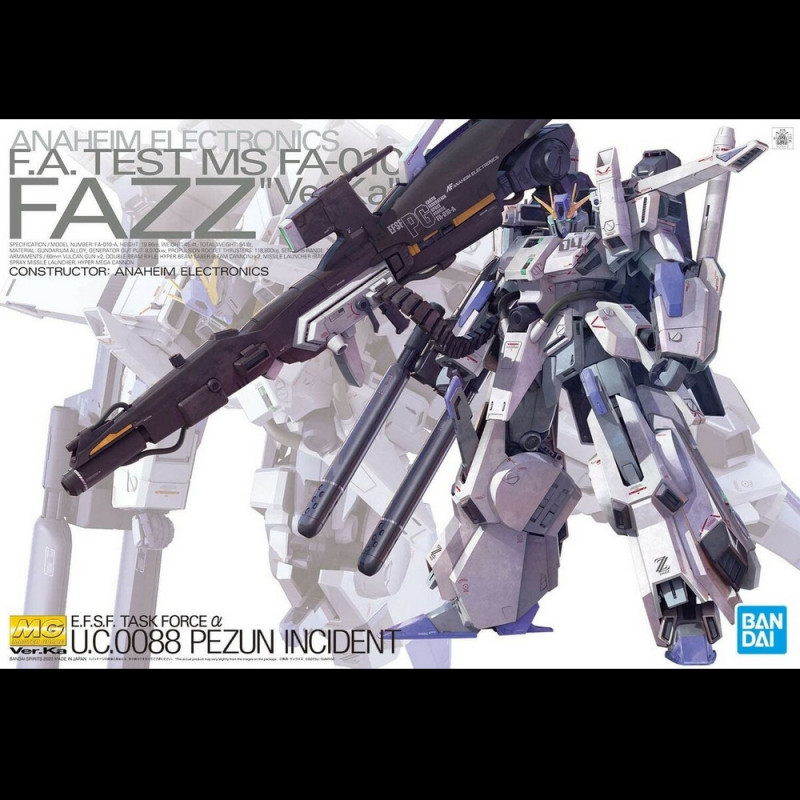 GUNDAM Master Grade Sentinel Fazz Ver. KA Bandai Gunpla