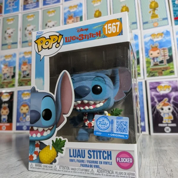 Funko Pop Disney #1567 - Luau Stitch (Flocked)