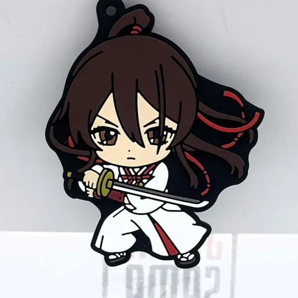 Hell's Paradise - Yamada Asaemon Sagiri Rubber Straps / Keychains (Missing Chain)