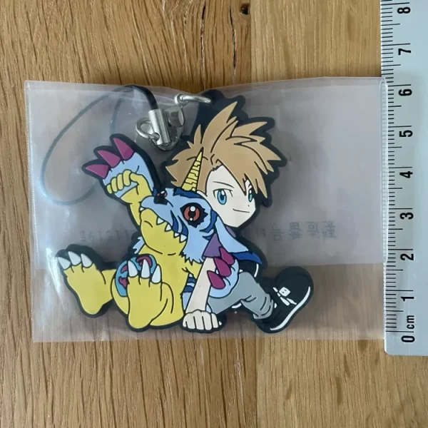 Digimon – Gabumon & Yamato Ichiban Kuji Rubber Keychain 5 cm Bandai Spirits