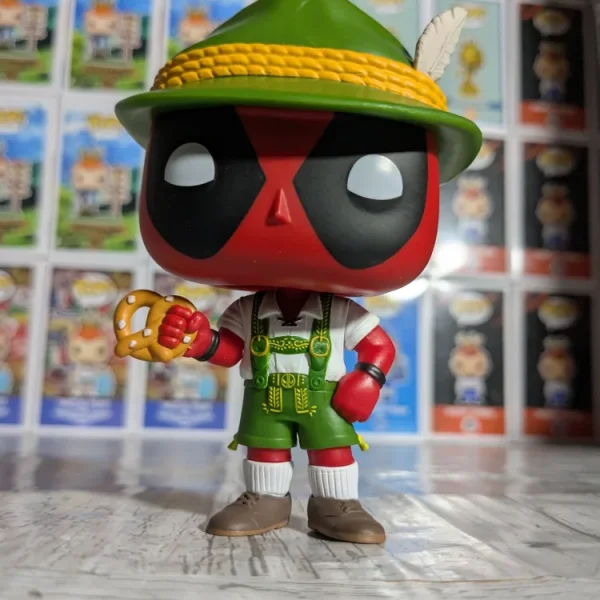 Funko pop Marvel Comics #1341 - Lederhosen Deadpool (Opened)