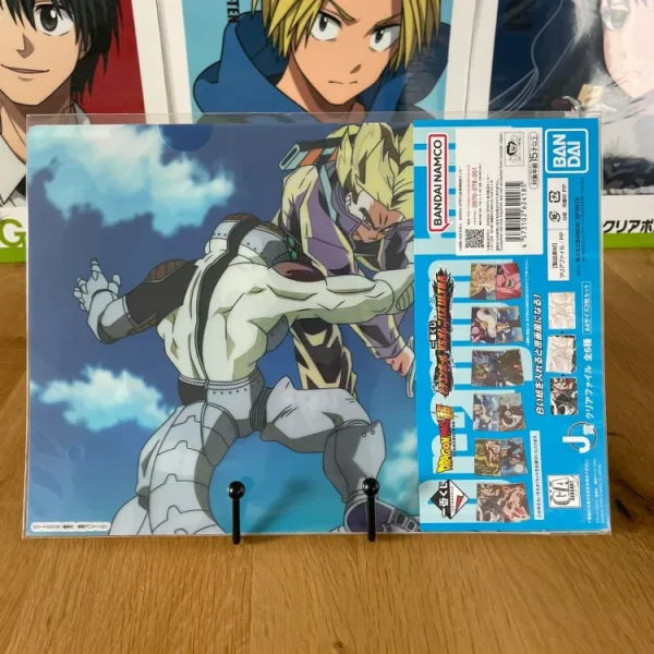 Dragon Ball - Lot of 2 clear files Son Goku, Future Trunks SSJ, Mecha Frieza Ichiban Kuji VS Omnibus Ultra