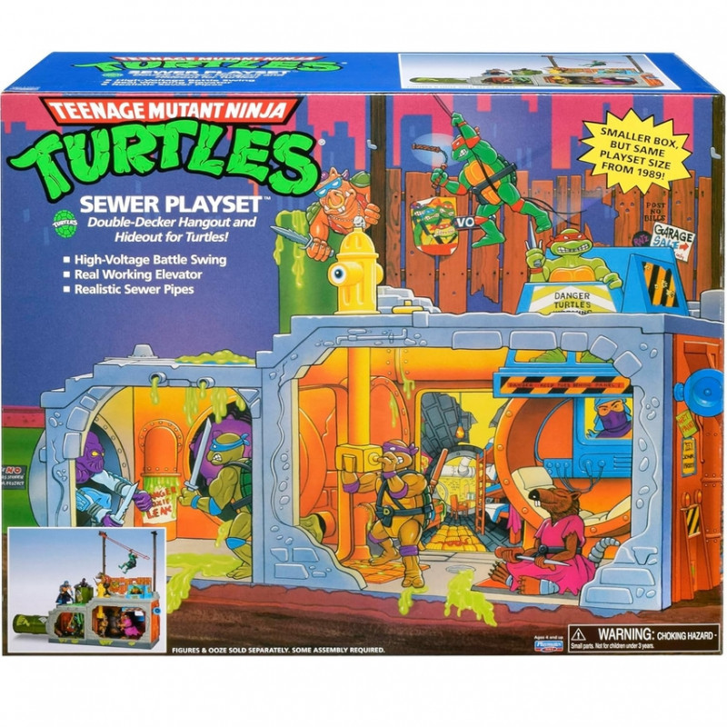 TORTUES NINJA Playset Secret Sewer Lid Playmates